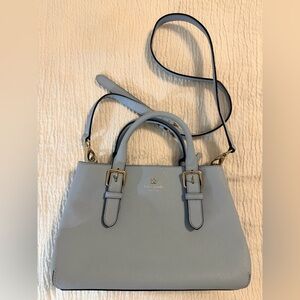 Kate Spade NWOT Cove Street Provence Satchel Light Blue Leather